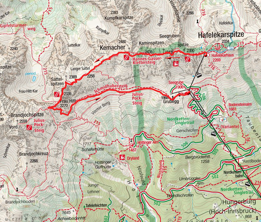 Innsbrucker Klettersteig (Hannes Gasser Klettersteig)