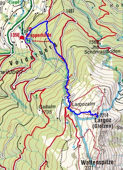 Largoz (2214 m) vom Volderberg