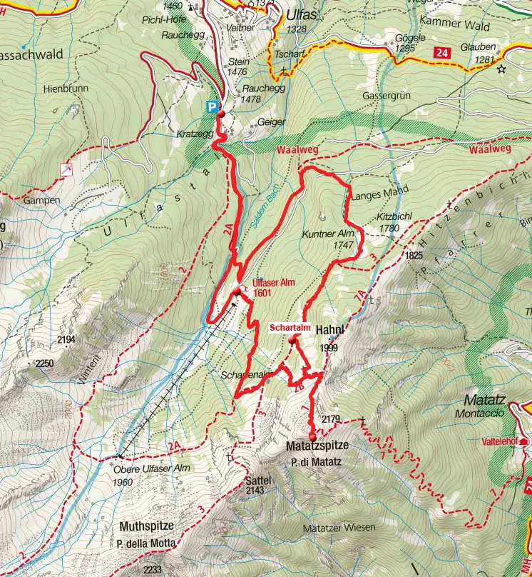 Bergtour Matatzspitze von Ulfas; Texelgruppe - Passeiertal