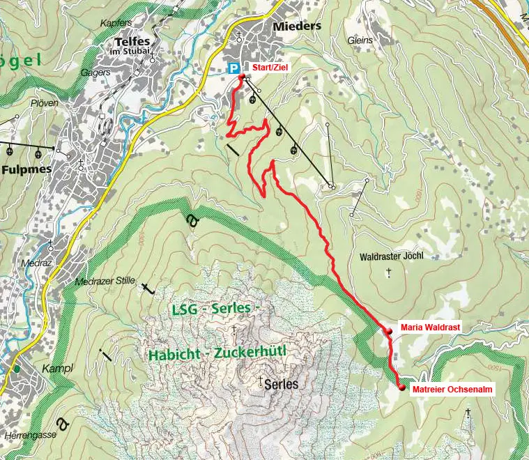Matreier Ochsenalm von Mieders Matreier Ochsenalm von Mieders