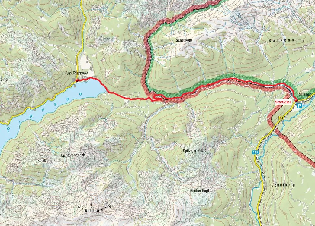 Von Griesen zum Plansee Von Griesen zum Plansee