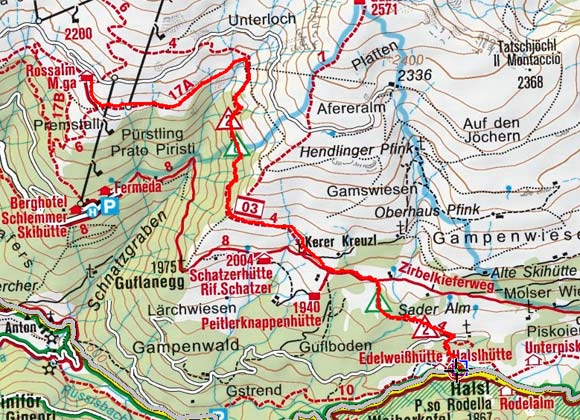 Rossalm (Halslhütte), 2.200 m