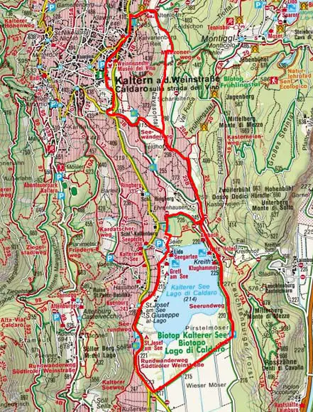 Kalterer See Karte | Karte