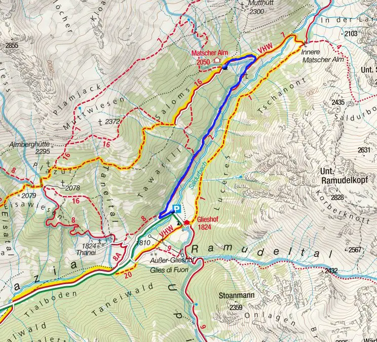 Winterwanderung zur Matscheralm