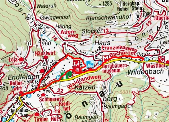 Wildschönau Karte | Karte