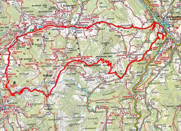 Mountainbiketour Hopfgarten - Marchbachjoch - Wildschönau